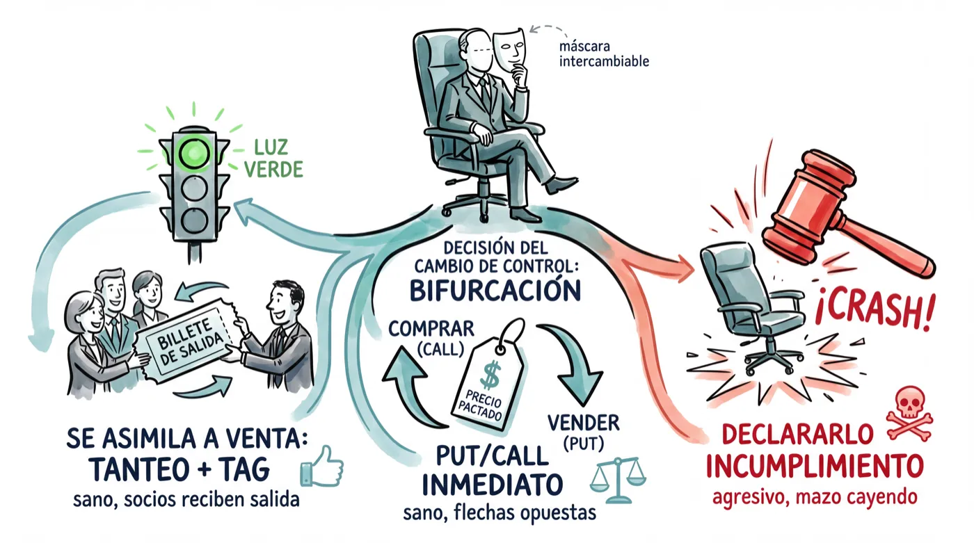 Ficha ilustrada: Cambio de control